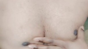 Desi femboy play with nipple