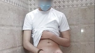 Nude skinny boy masturbation and gets orgasm in bathroom part 1 (Danieltp2002) (Iranian boy)