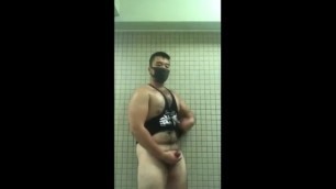 Asian Chubby Exhibitionist in Toilet③