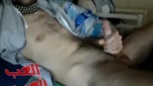 Lebanese Pig Wanks & Fingers himself for 50 Min but Refuses to Cum on Cam!
