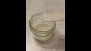 Preparing a Glass of Cum