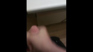 6 Inch Cock Cums on Counter - first POV