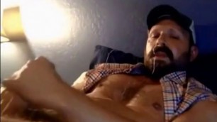 Bearded Trucker Self Facial Jerk Off and Cum 3 Georgia Jones Porn