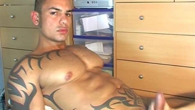 Handsome Musculine Arab Sport Guy Get Wanked His Huge Cock by Us !gay