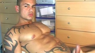 Handsome Musculine Arab Sport Guy Get Wanked His Huge Cock by Us !gay