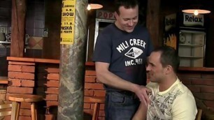 Straight Bartender Gets Lured Into His First Cock Ridinggay